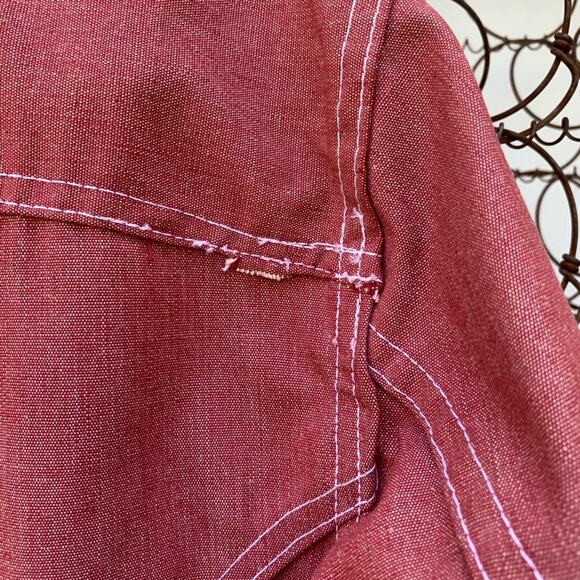 Vintage Dickies heavy red trucker style jacket - Picture 3 of 6